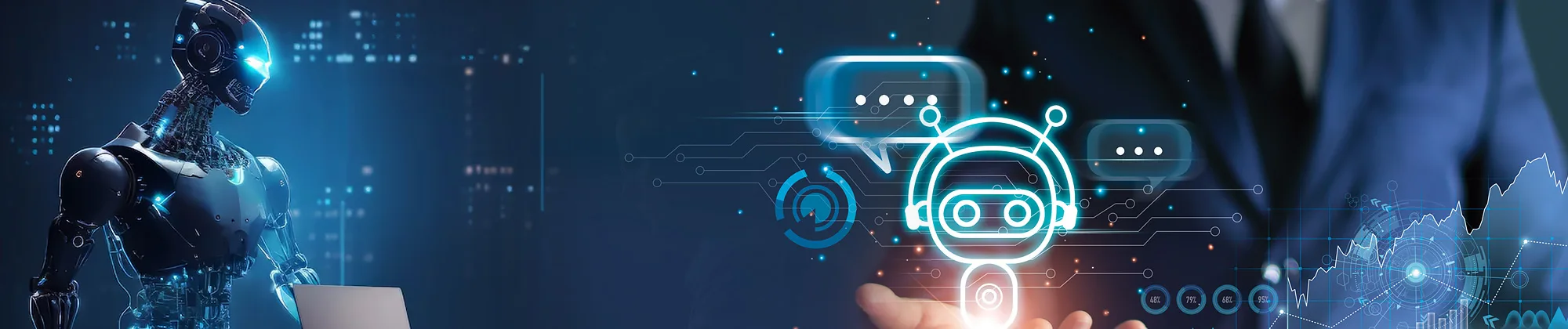 AI chatbot solutions for automated customer support and engagement